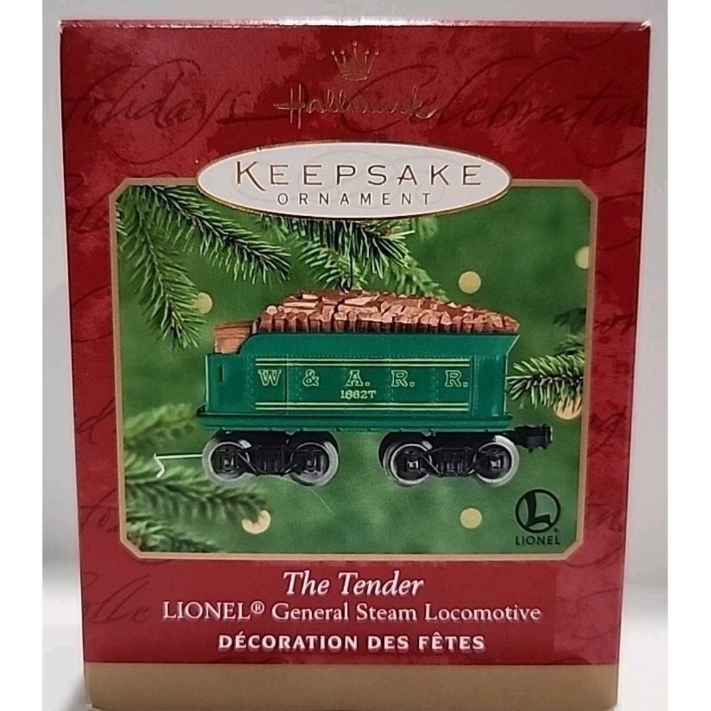 Hallmark 2000 Keepsake Ornament LIONEL General Steam Locomotive The Tender 1862T